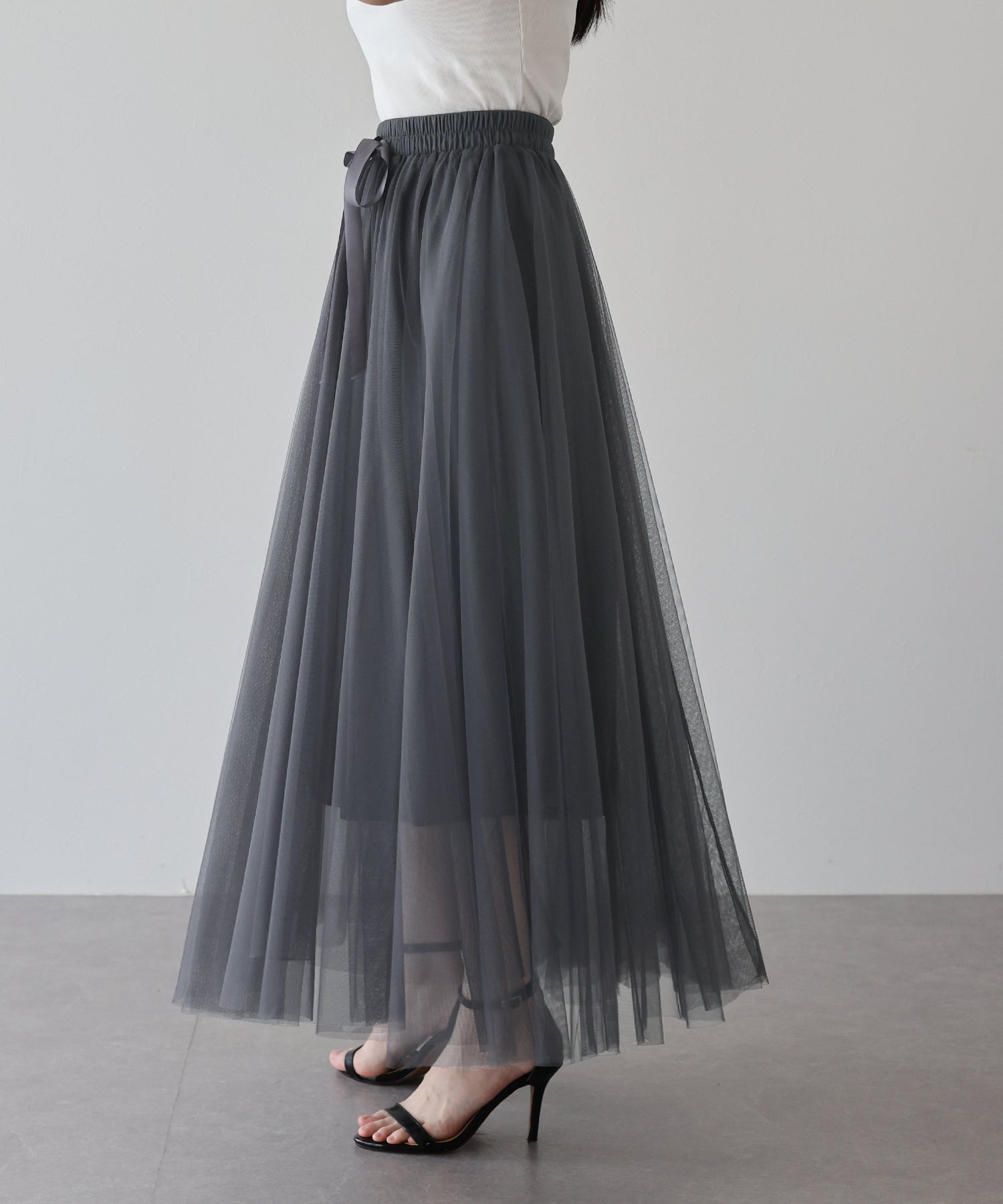 【SALE】グラデーションチュールスカート