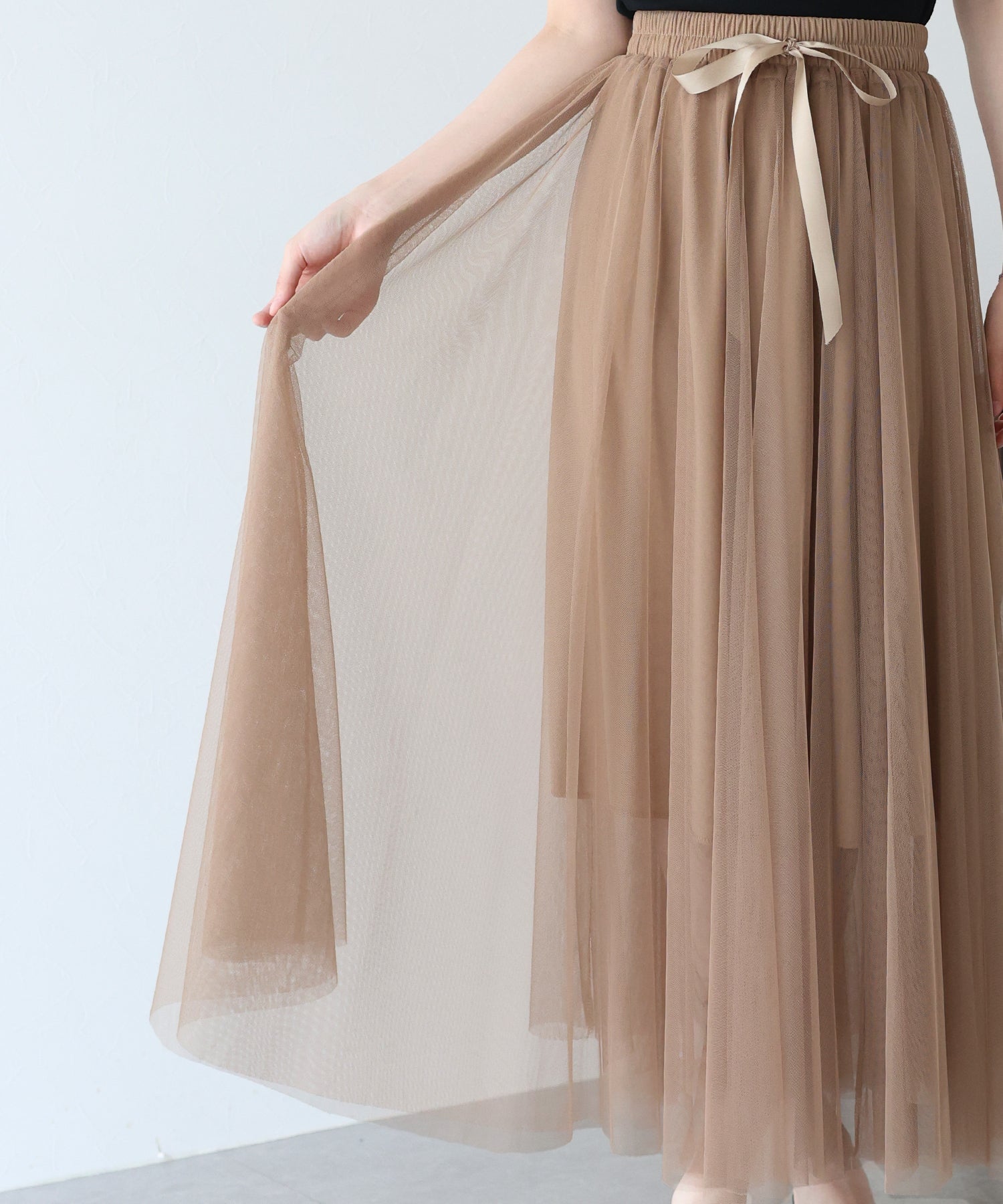 【SALE】グラデーションチュールスカート