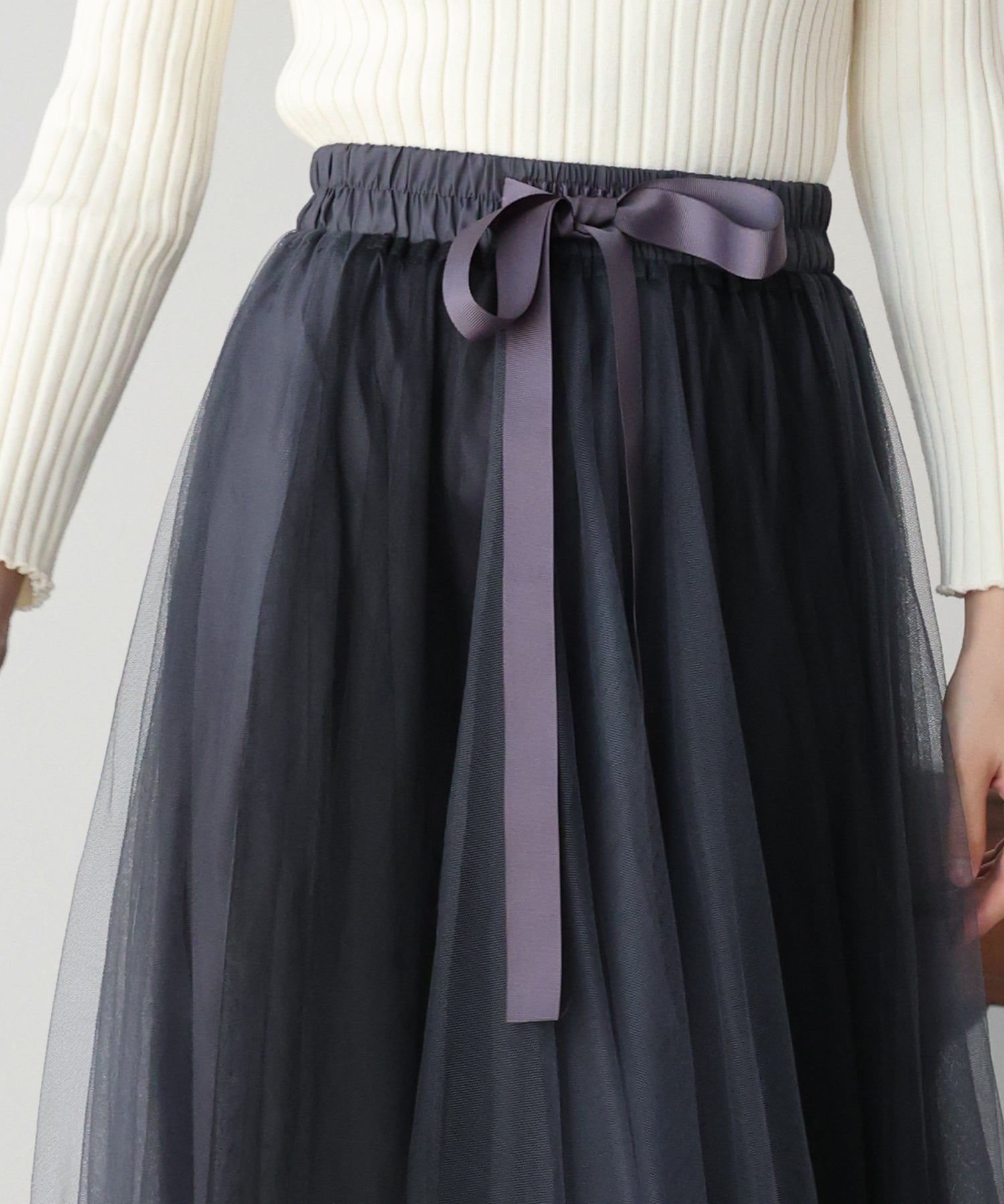 【SALE】グラデーションチュールスカート