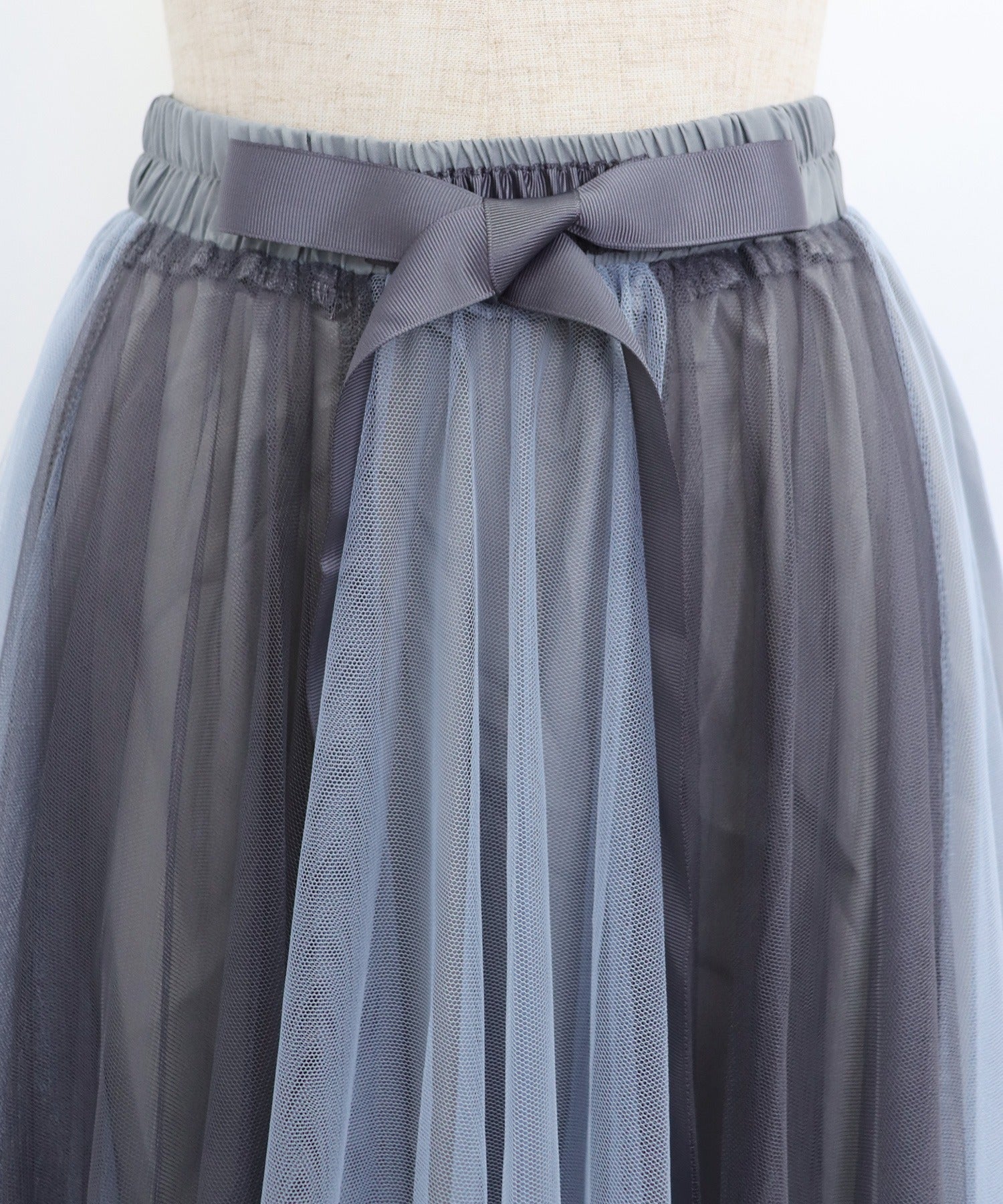 【SALE】グラデーションチュールスカート