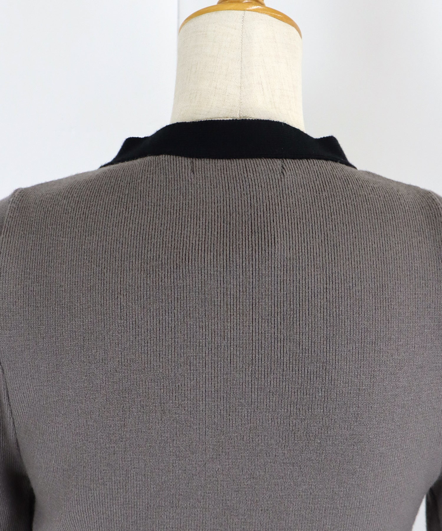 【SALE】配色リボンニットワンピース