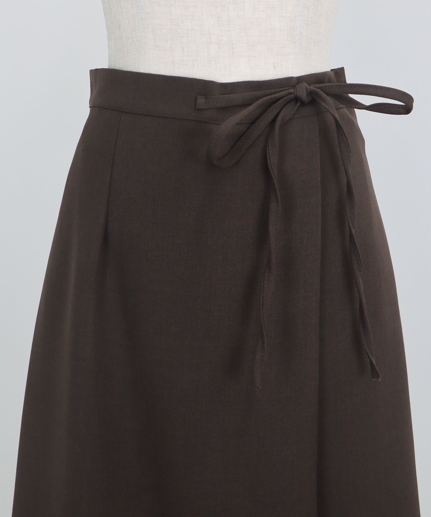 【SALE】サイドリボンIラインスカート