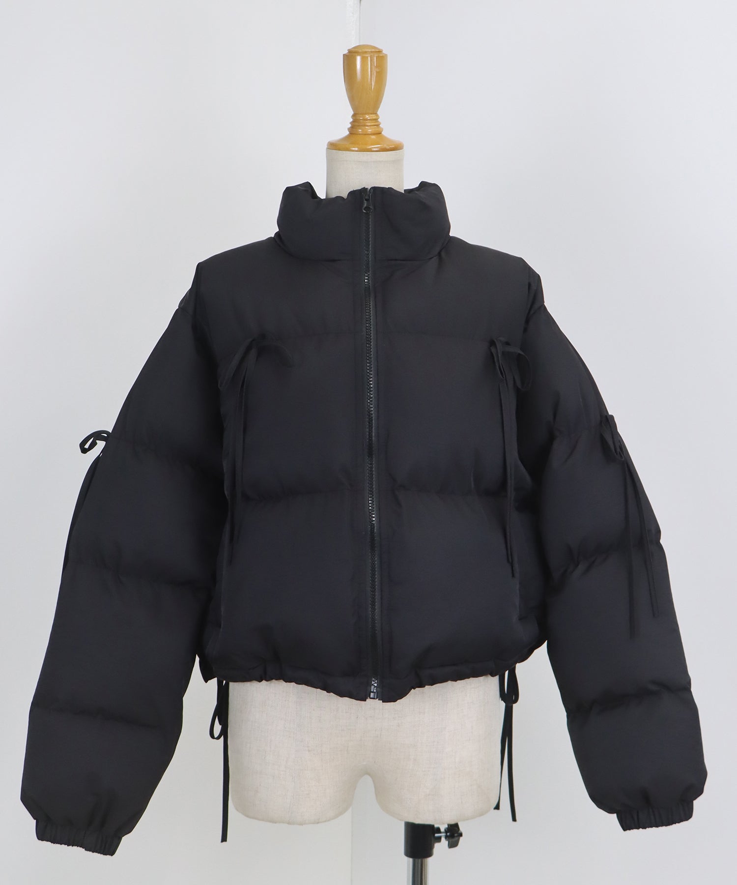 【TIME SALE】リボン付ショートダウン