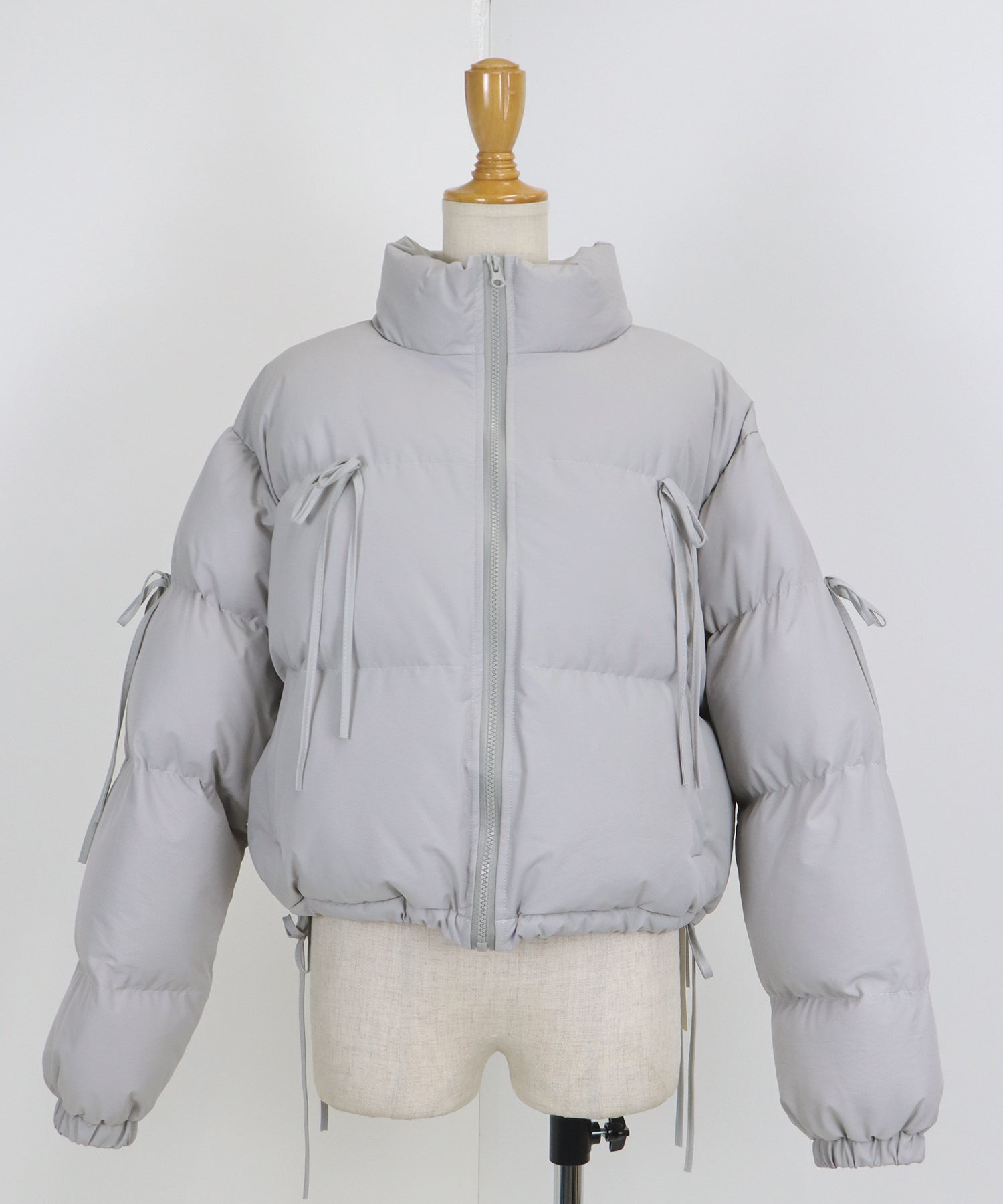 【TIME SALE】リボン付ショートダウン