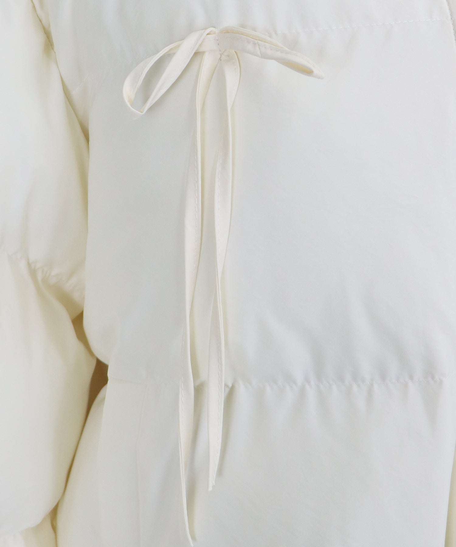 【TIME SALE】リボン付ショートダウン