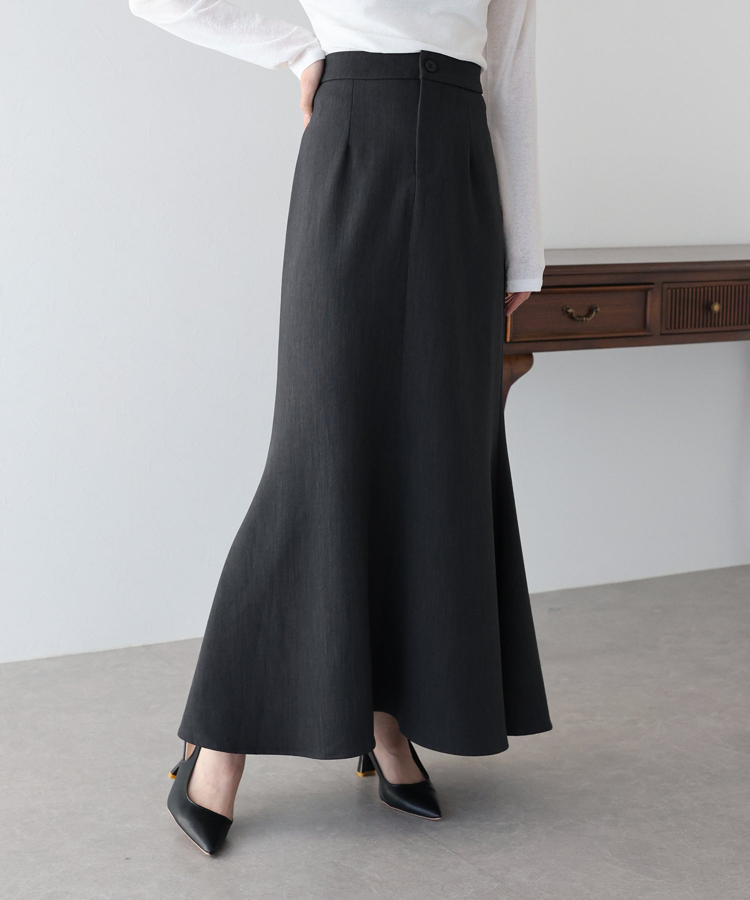 【SALE】ハイウエストマーメイドスカート