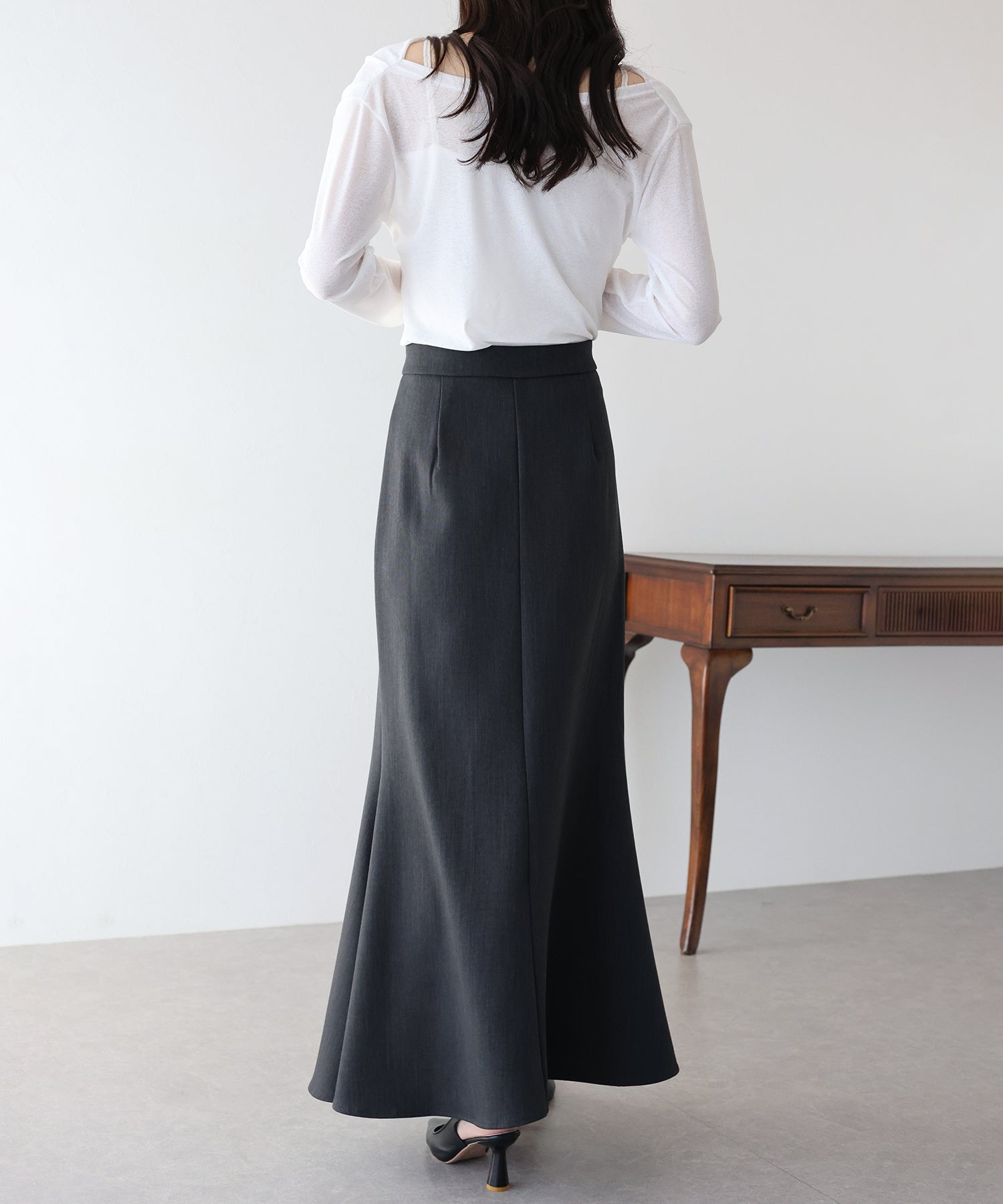 【SALE】ハイウエストマーメイドスカート