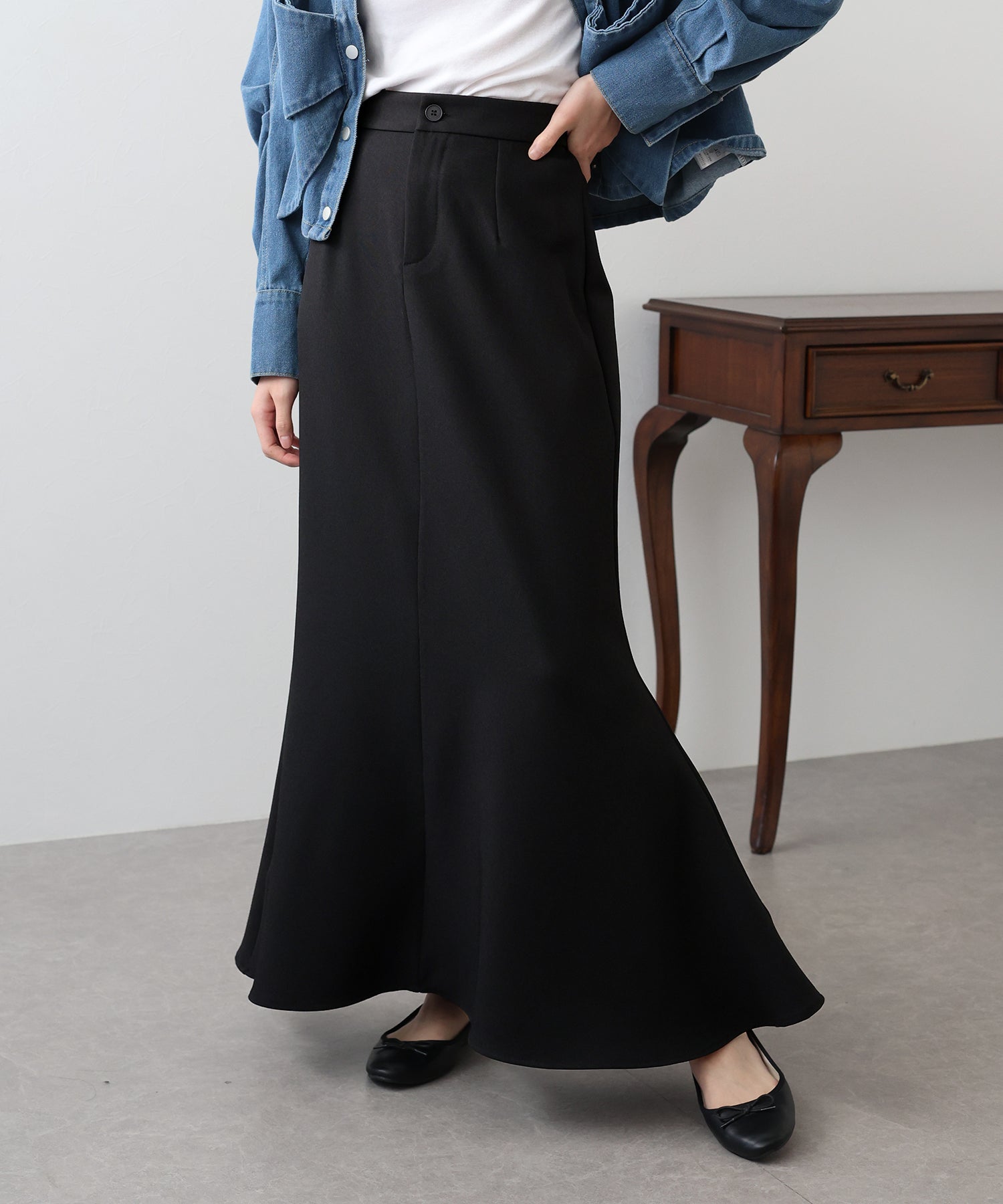 【SALE】ハイウエストマーメイドスカート