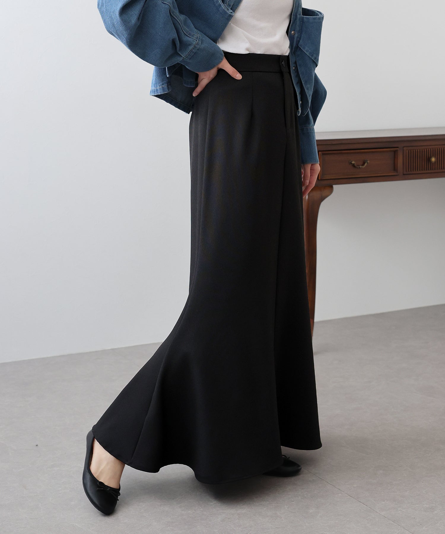 【SALE】ハイウエストマーメイドスカート