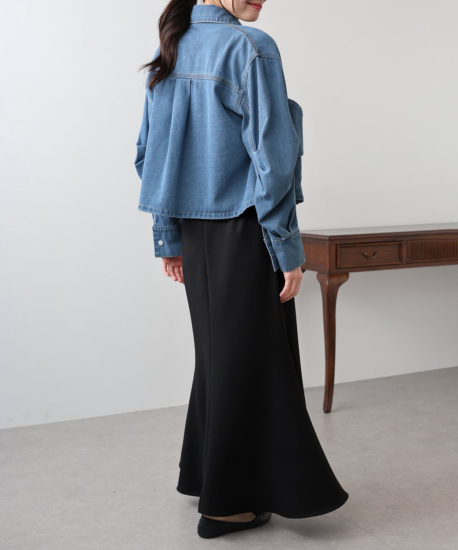 【SALE】ハイウエストマーメイドスカート