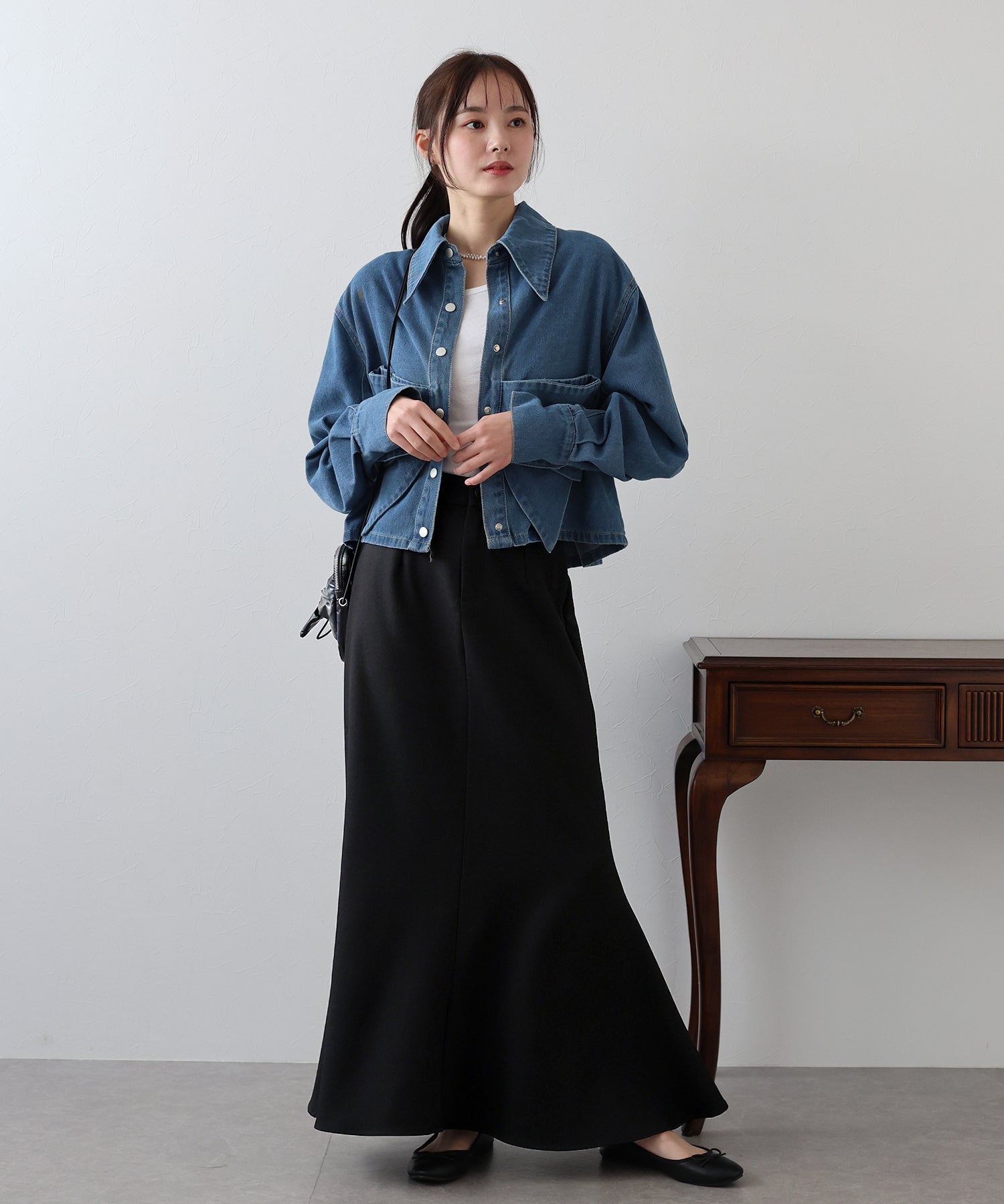 【SALE】ハイウエストマーメイドスカート