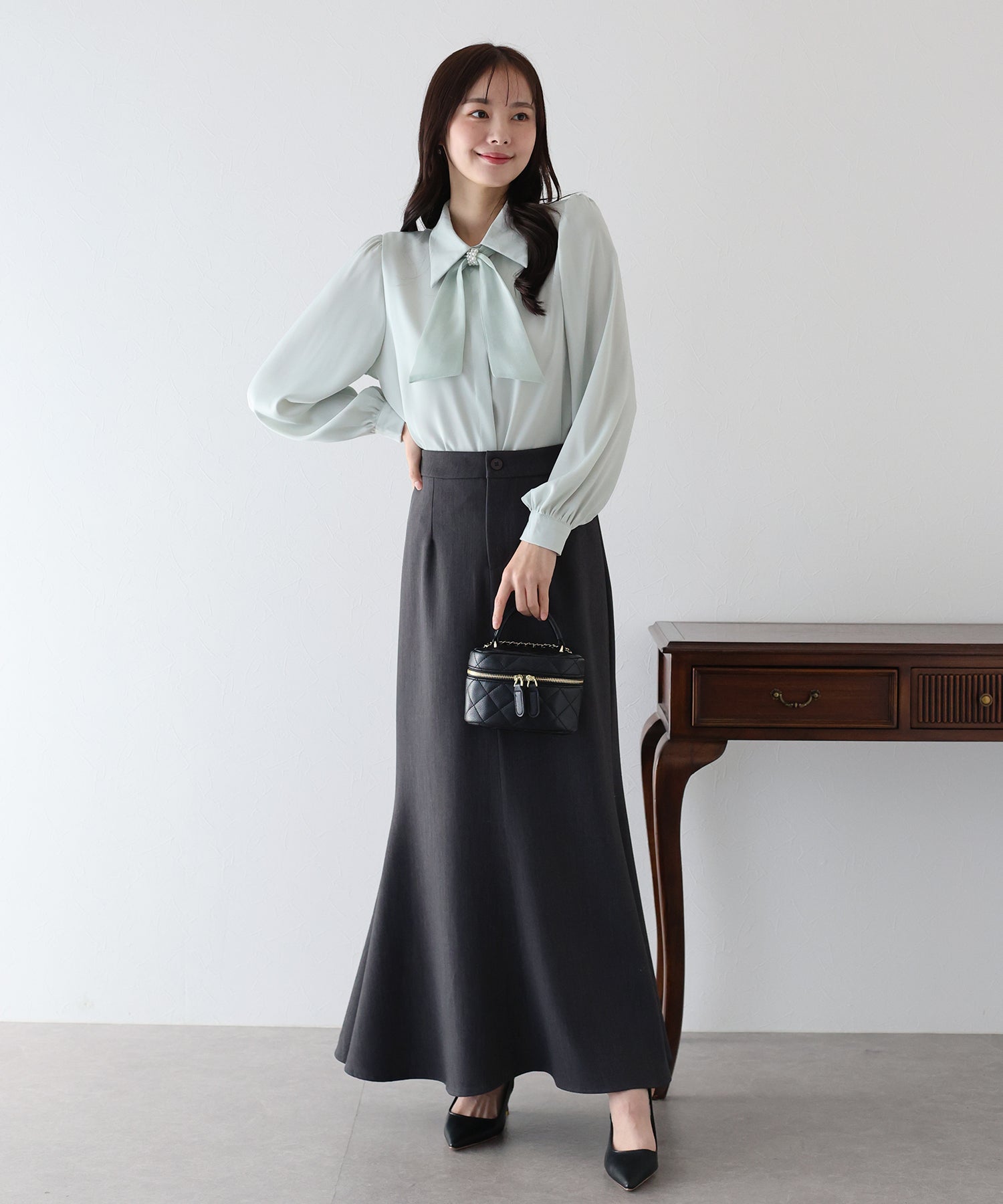 【SALE】ハイウエストマーメイドスカート