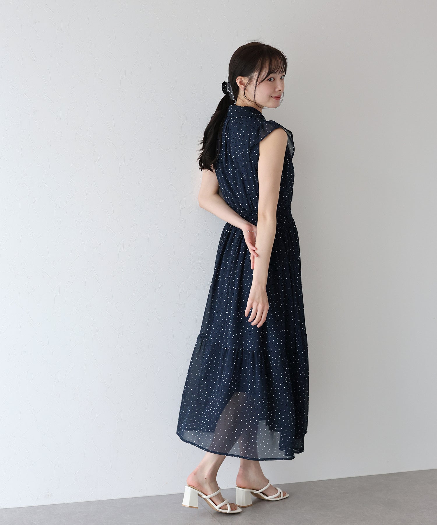 【TIME SALE】プリントフリルワンピース