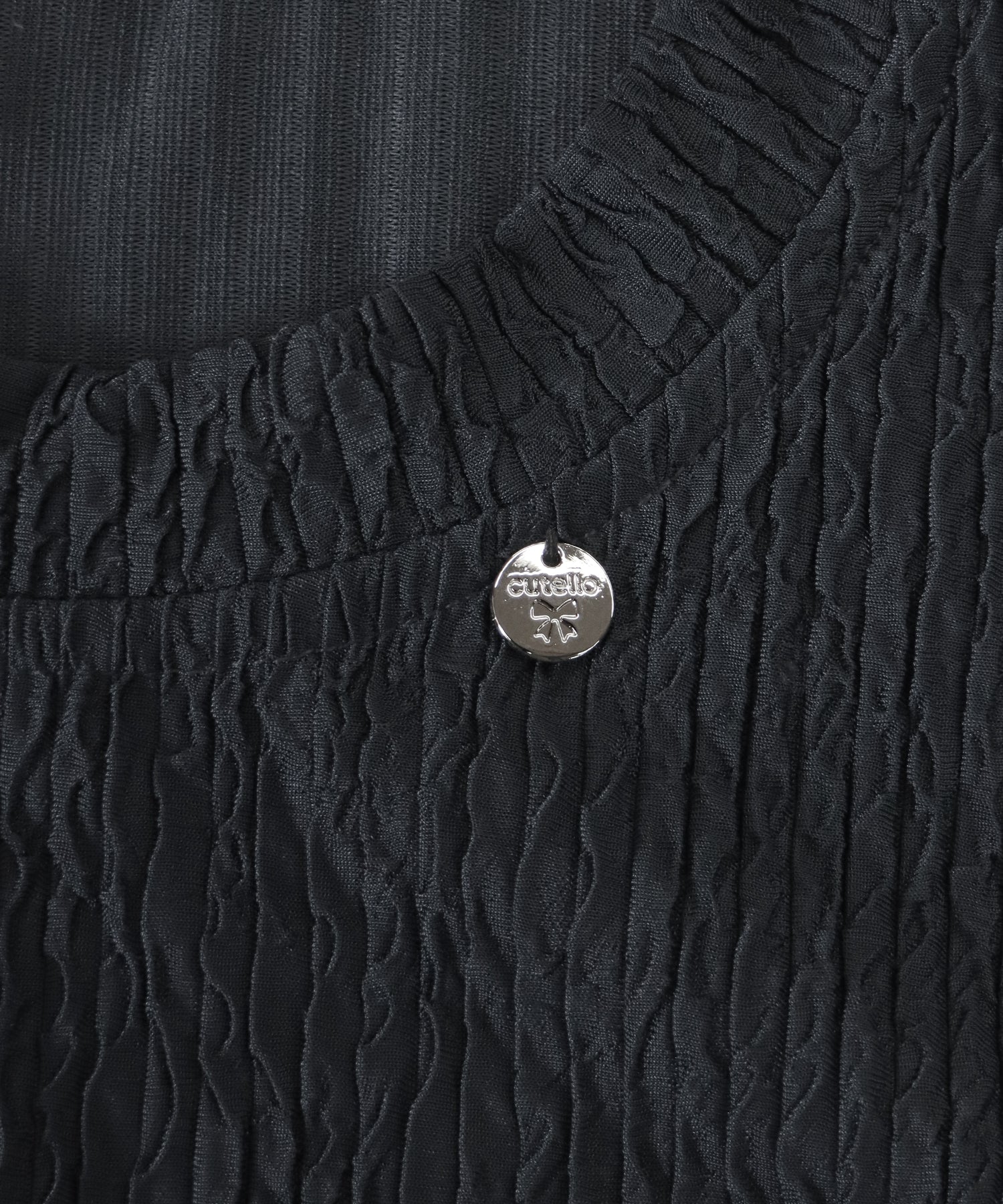 【SALE】異素材切替ティアードワンピース