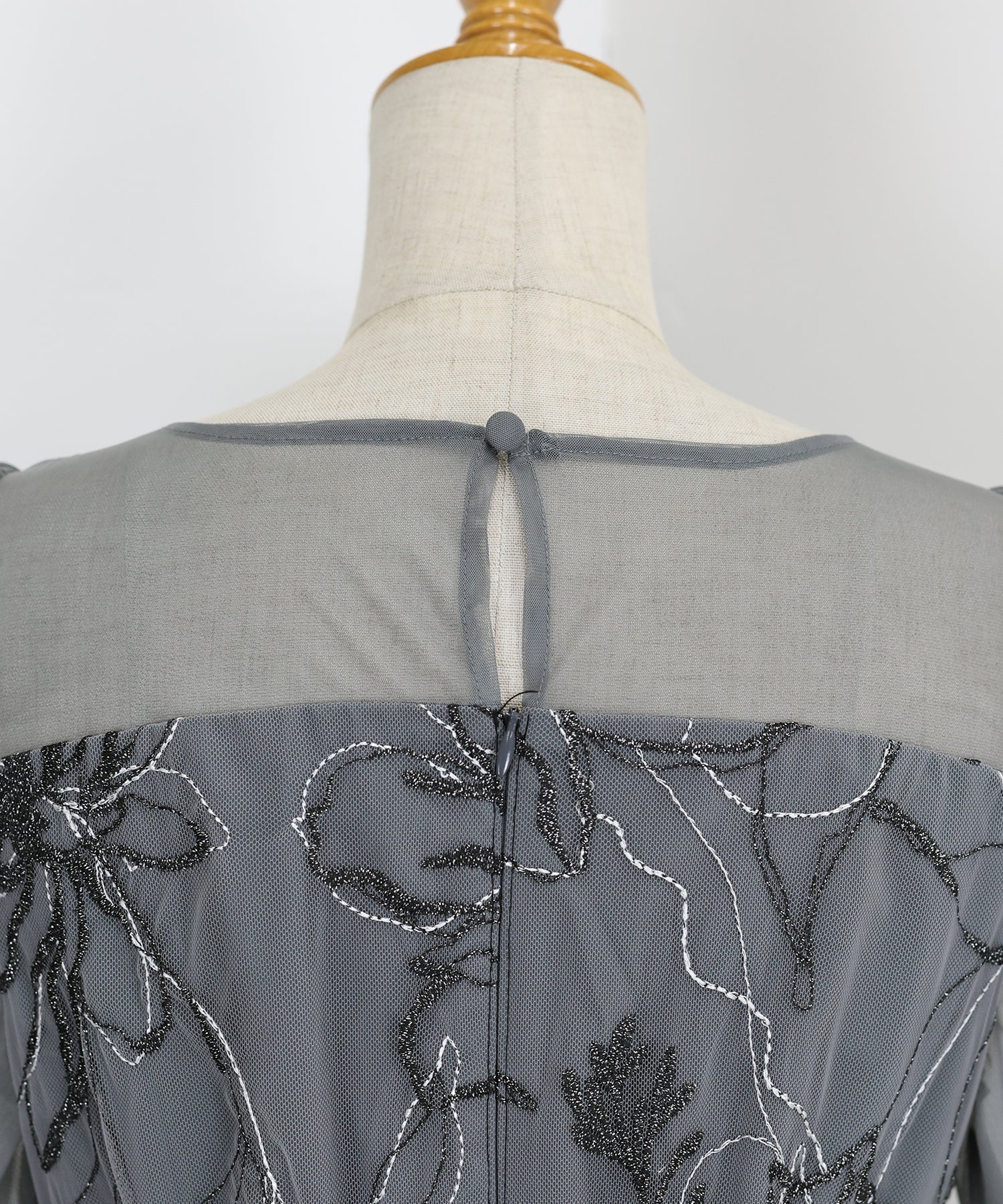 【TIME SALE】レースペプラムパーティードレス