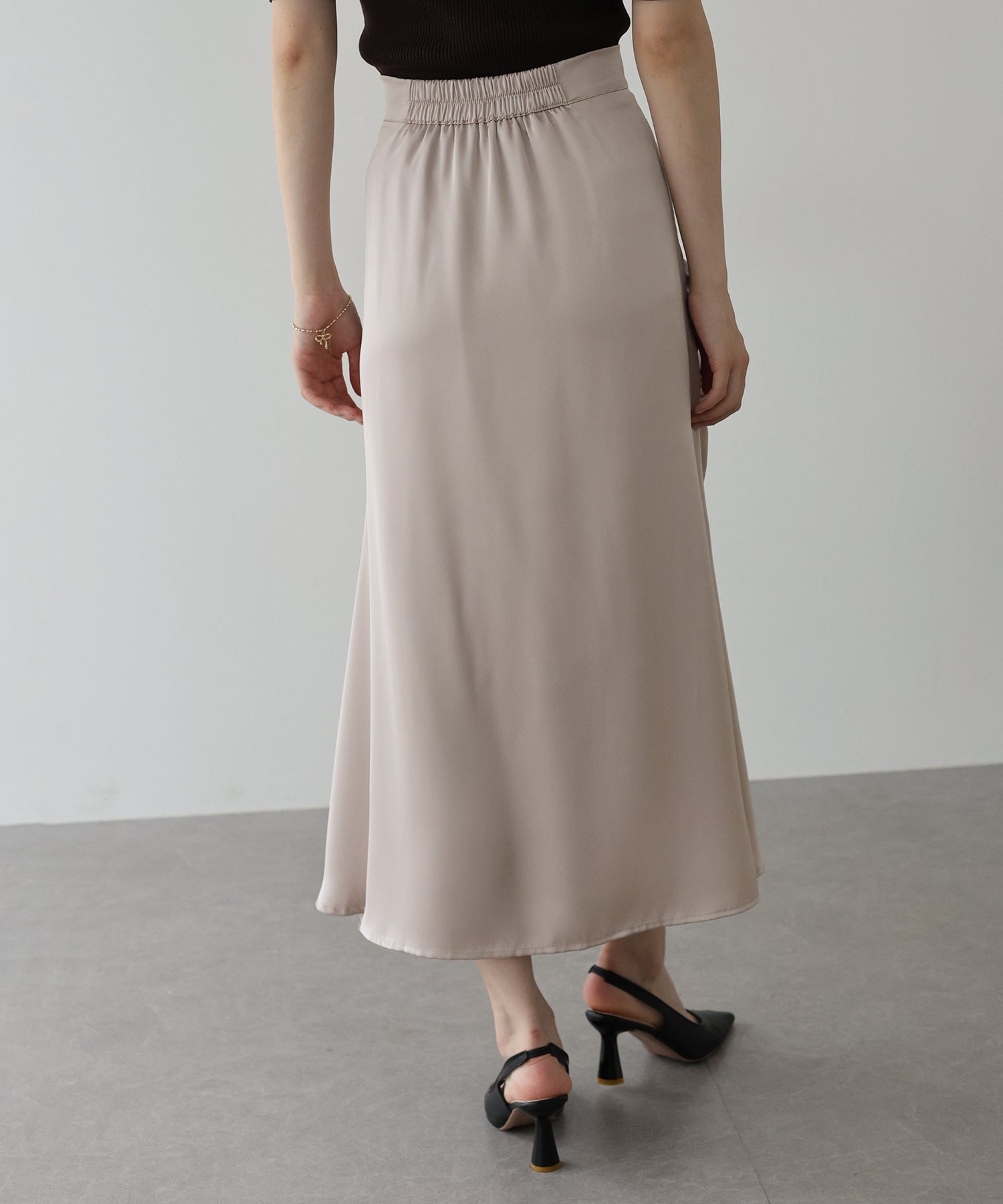 【TIME SALE】サテンギャザースカート
