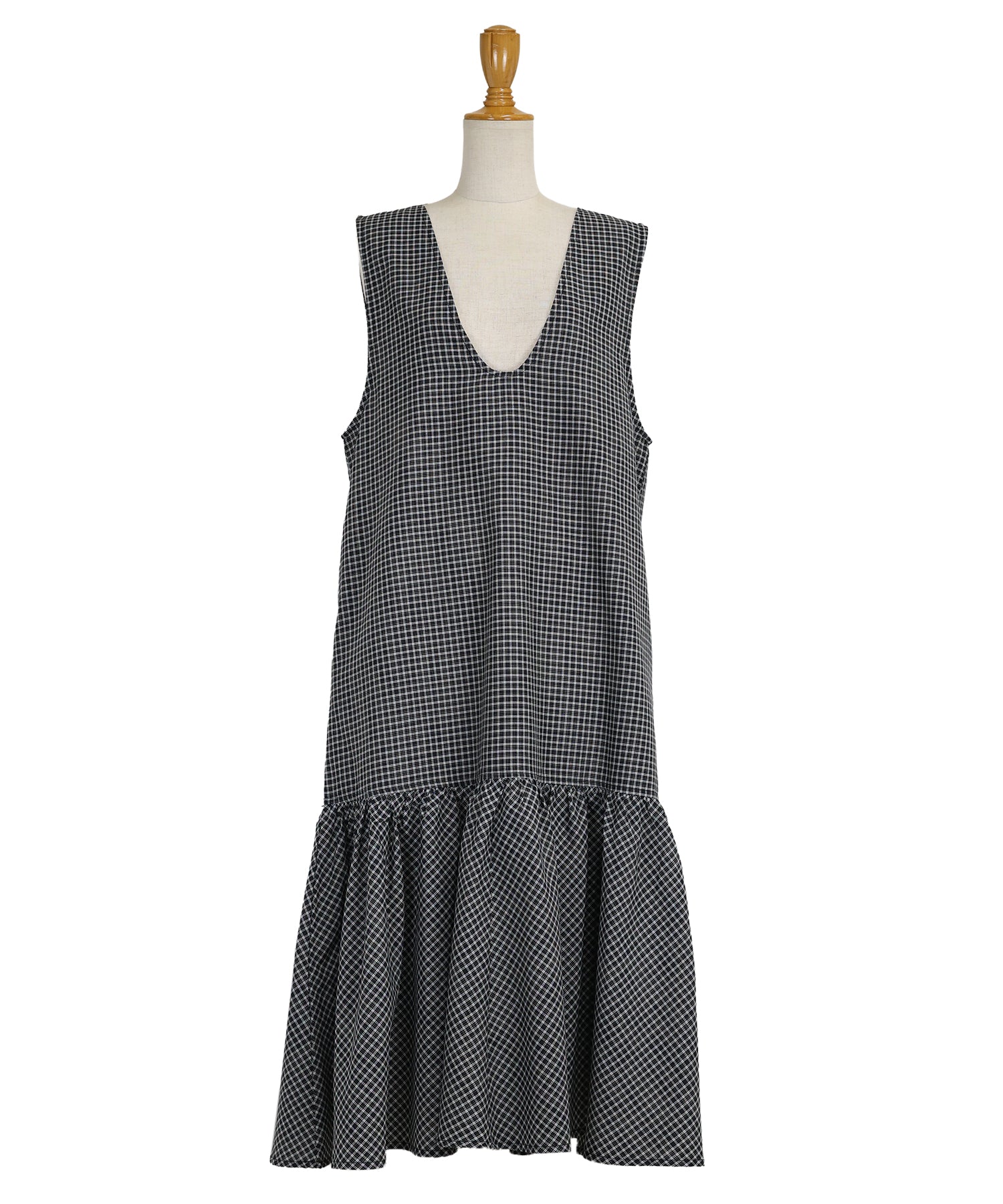 【TIME SALE】チェックジャンパースカート