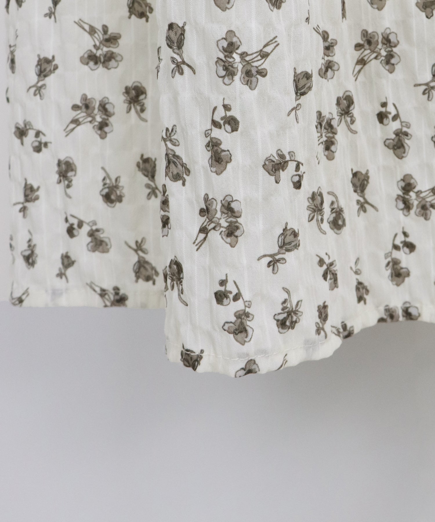 【TIME SALE】花柄シャーリングワンピース