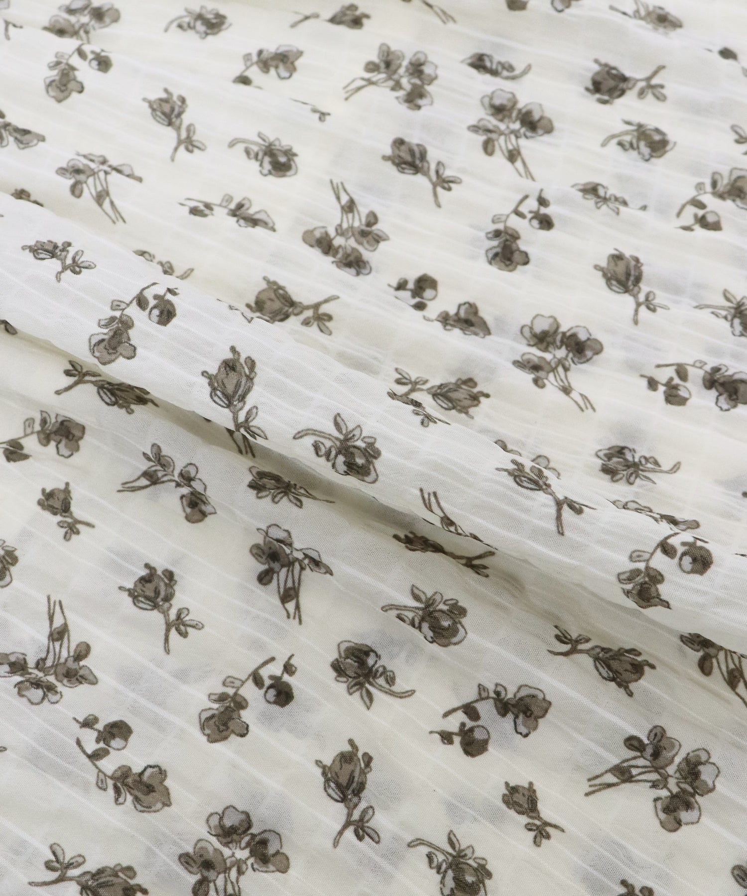 【TIME SALE】花柄シャーリングワンピース