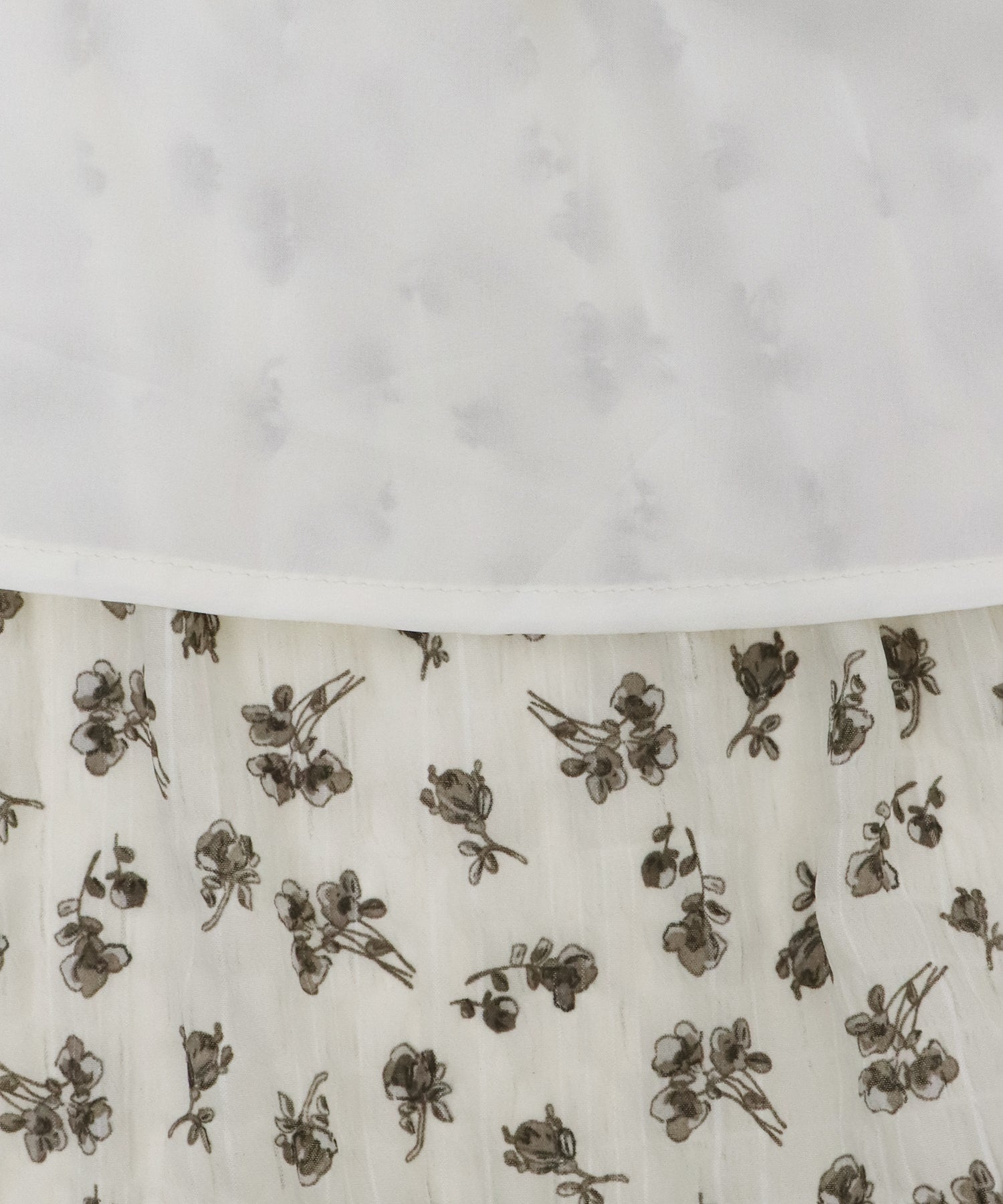 【TIME SALE】花柄シャーリングワンピース