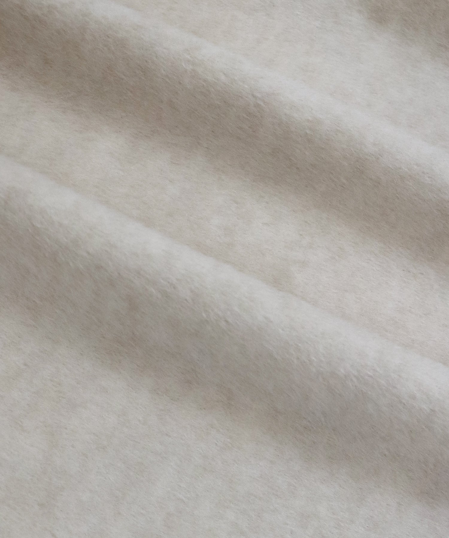 ゴールドボタンスタンドウールシャギーコート